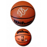 Joe Dumars signed Wilson NBA Authentic Series Basketball Beckett Authenticated
